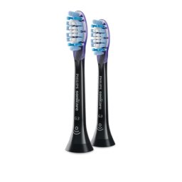 Rezerva Sonicare G3 Premium Gum Care HX9052/33, 2 capete de schimb pentru periuta de dinti, Negru