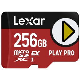 Card memorie Lexar microSD Express I PLAY Pro Express 7.1, R900/W600 C10 U3 (UHS-I) 256GB