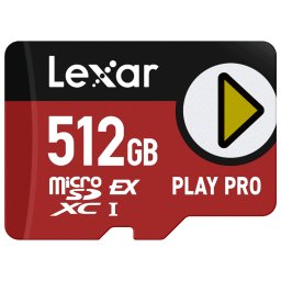 Card memorie Lexar microSD Express I PLAY Pro Express 7.1, R900/W600 C10 U3 (UHS-I) 512GB
