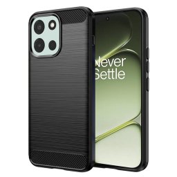 Husa Husa pentru OnePlus Nord 6 - Techsuit Carbon Silicone - Black