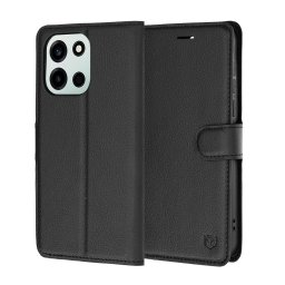 Husa Husa pentru OnePlus Nord 6 - Techsuit Leather Folio - Black