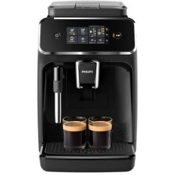 Espressor automat seria 2200 EP2225/10, 1500W, rezervor apa 1.8l , presiune 15 bari, 3 nivele de intensitate a aromei, filtru AquaClean, optiune cafea macinata, negru mat
