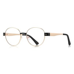 Ochelari protectie calculator Ochelari de Calculator Rotunzi - Techsuit Reflex PC (3175) - Gold / Black