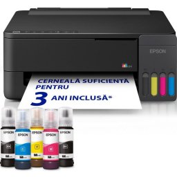 Imprimanta EPSON EcoTank L1350 C11CL65403, InkJet CISS, Color, Format A4, Wi-Fi, Negru