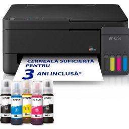 Multifunctional EPSON EcoTank L3310 C11CL61401, InkJet CISS, Color, Format A4, Negru