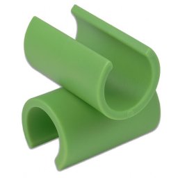 Conector plastic tip T pentru araci de 8 mm, set 30 buc, verde