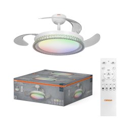 Osram - LED RGB, lumină reglabilă cu ventilator CIERZO LED/35W/230V 3000-6500K + telecomandă
