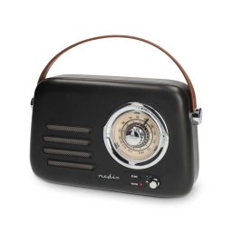 Nedis RDFM2600BK - radio retro FM 3W/5V 1500 mAh