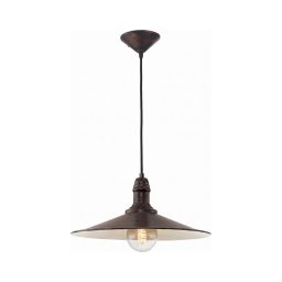 Brilagi - Lampă suspendată pe cablu FORGE, 1xE27/60W/230V, Ø 36 cm, maro
