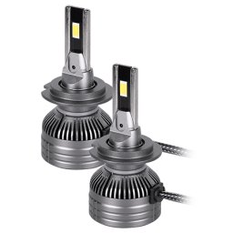 Set becuri LED auto H7 A16, 90W, 6000K, lumina alb rece