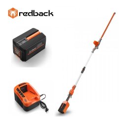Trimmer De Gard Viu REDBACK Pachet E920D+EP40+EC20 Extensibil 40V 2400mm 520mm + Acumulator 40V/4Ah + Incarcator 40V/2A