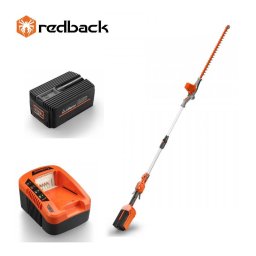 Trimmer Gard Viu Extensibil REDBACK 40V/5A Lama 520MM + Acumulator 40V/6Ah + Incarcator 40V/5A Portocaliu/Gri