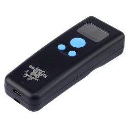 Cititor Cod Bare Euccoi 1D Portabil Bluetooth Receiver USB Android iOS 16MB Negru