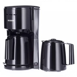 Cafetiera Severin KA9307 cu 2 Cani Termice Capacitate 1.0L 1000W Negru