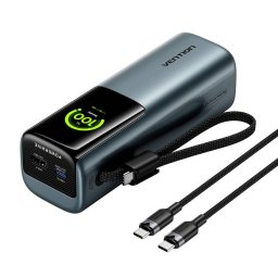 Baterie Externa Vention Powerhive Series 27000mAh 200W + USB-C 240W Gri