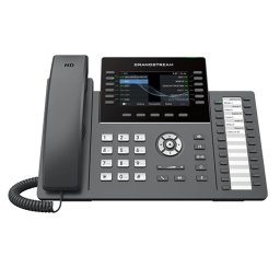 Telefon Fix IP Profesional Grandstream GRP2636 cu 12 Linii Ecran LCD 4.3Inch Wi-Fi Integrat Negru