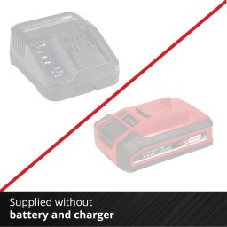 Einhell Professional Cordless Angle Grinder AXXIO 18/115, 18 Volt red/black, without battery and charger