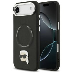 Husa Karl Lagerfeld Apple iPhone 17 Air Karl Pin Negru