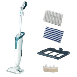 Mop Electric cu Abur Rowenta Steam Power RY6597WH 0.6L Filtru Anticalcar 3 Setari ale Aburului 1200W Alb/Albastru