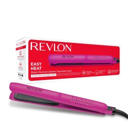 Placa de Indreptat Parul Revlon Easy Heat RVST2217E Tehnologie cu Turmalina Ceramica 5 Setari de Temperatura Roz