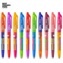 Roller Pilot Frixion Best Friends 0,7 mm, editie limitata, scriere albastru