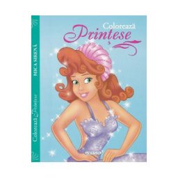 Coloreaza printese. Mica Sirena