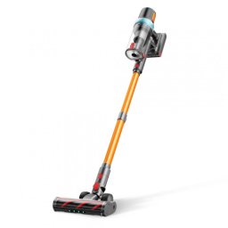 Aspirator vertical Yaber P20, 400 W, 0,8 l, 81 000 rpm, 52 min, 3+1 trepte, Filtru HEPA, Iluminare LED a periei, Model independent, Galben/Gri