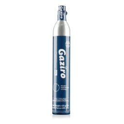 Butelie de CO2 Gaziro, 425 g, pentru 60-80 l, Compatibila cu modulul Jimmy S9, Reîncărcabila, Albastru
