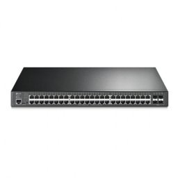 Switch TP-LINK JetStream TL-SG3452P, 48 porturi, PoE, Black