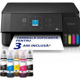 Multifunctional EPSON EcoTank L3360 C11CL63409, InkJet CISS, Color, Format A4, Wi-Fi, Negru