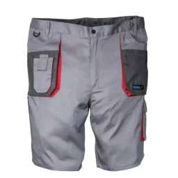 Pantaloni scurti de protectie mărimea LD/54, gri, Comfort line, gramaj 190g/m2