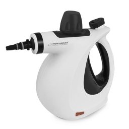 Aparate de curatat cu abur ASALTO EHS008, 1000W, rezervor 350ml, protectie la supraincalzire, presiune abur 3 bar, 16 accesorii, Alb
