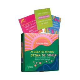 Afirmatii pentru stima de sine. Set de cartoline si carte pentru a te iubi mai mult