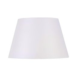 Abajur de schimb pentru lampă de masă E27, diametru 18 cm, alb