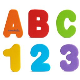Munchkin jucarie de baie learn - letters & numbers
