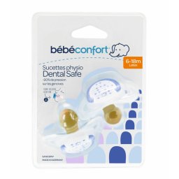 Bebe confort set suzete latex dental safe 6-18 luni