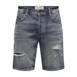 Only & Sons Jeans 'Edge Ram' albastru închis
