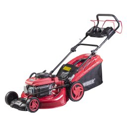 Masina de tuns iarba pe benzina, autopropulsata 196cc 3.2kw (4.3cp) 53cm 21 60L 5in1 2500m2 RD-GLM10"