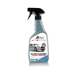 GLASS CLEANER & INSECT REMOVER curata, degreseaza si îndeparteaza rapid depunerile de ulei, grasimi, insecte si alte impuritati de pe parbrize, oglinzi si geamuri
