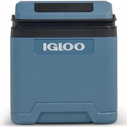 Lada frigorifica Ladă frigorifică electrică Igloo IE24, 24L, 12V/220V, răcire până la -20°C față de ambient, ventilator dublu, mod Eco, albastru