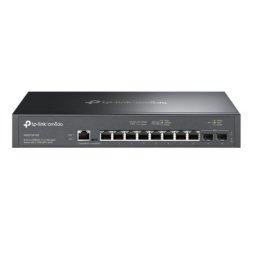 Switch TP-LINK SG3210X-M2, 8 porturi, Black