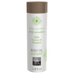 HOT - Shiatsu Luxury - ulei de masaj comestibil - cocos-ananas (75 ml)