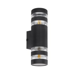 Globo 78260S - Aplica de perete HAYES 2xE27/10W/230V, neagră