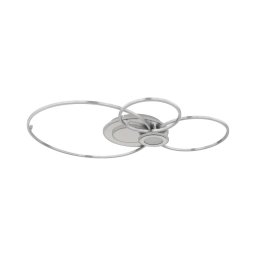 Globo 68278-36 - Plafonieră LED dimabilă BELTRAN LED/36W/230V argintie + telecomandă
