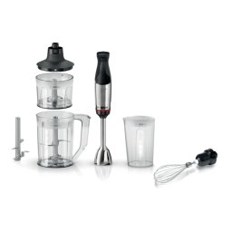 Blender de mână MSM6M652 ErgoMaster Seria 6, Inox/Negru