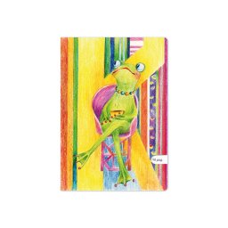 Caiet Aperta, Bonjour Madame Frog, A5, 48 file, 80g, Dictando