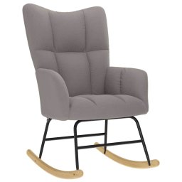 Scaun balansoar, gri taupe, material textil GartenMobel Dekor