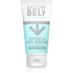 Below the Belt Grooming Fresh and Dry Boobs crema pentru sâni împotriva transpirației și a mirosului neplăcut 75 ml