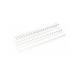 Binding comb 5345506, 8mm, 100 buc, alb