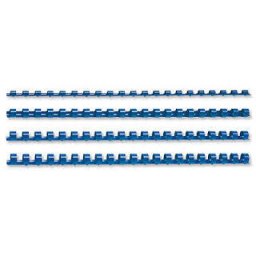 Binding comb 5345906, 10mm, 100 buc, albastru